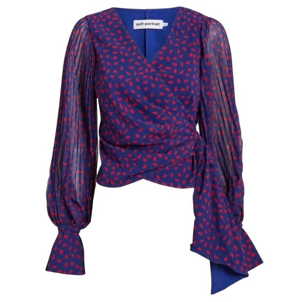 Self Portrait chiffon top